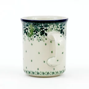 Kubek ceramiczny B13 0,4l <br> 2206X Zielone paprocie